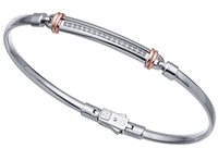 Bracelet Zancan Man in Gold Diamante EB396BR - EB396BR